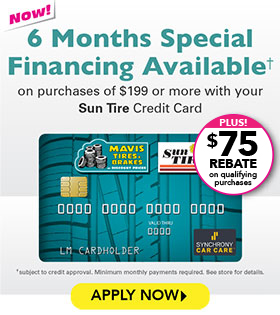 card special financing available