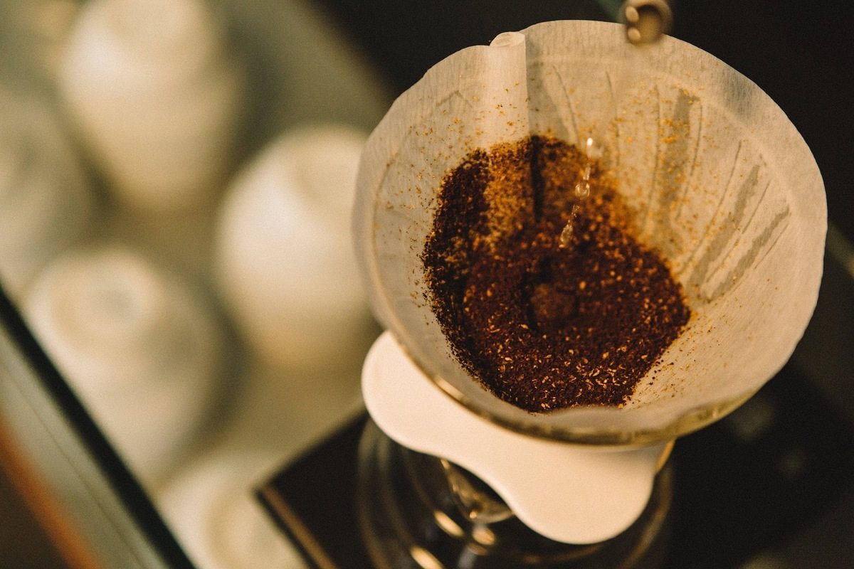 Use a coffee filter to wipe your car's interior